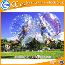 Al aire libre / interior inflable cuerpo rebote balón deportivo balón de fútbol burbuja pelota alquiler